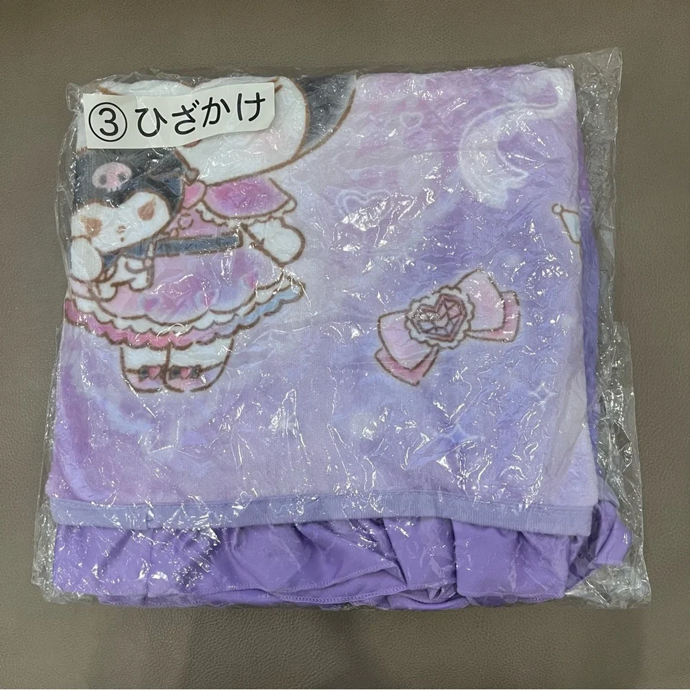 BNIB JAPAN Sanrio Kuromi blanket throw - Picture 2 of 6